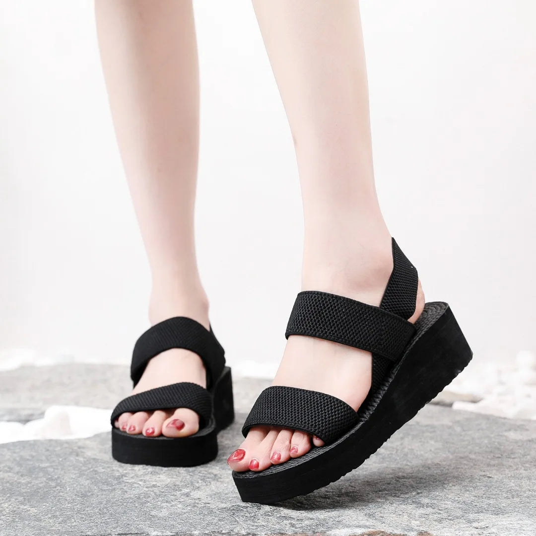 Slingback-Wedges & Plateausandalen für Damen