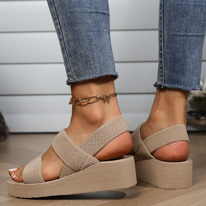 Slingback-Wedges &amp; Plateausandalen für Damen