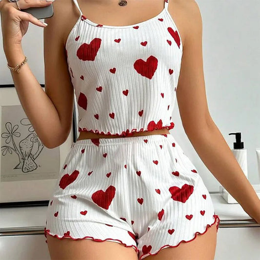 Pyjama-Set mit fließenden Ärmeln