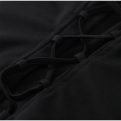 Spitze Patchwork Mini Kleid Frauen Elegante Volle Ausgestellte Ärmel Taille Cinching Durchsichtig Kurze Kleider Dame Club Party Kleider