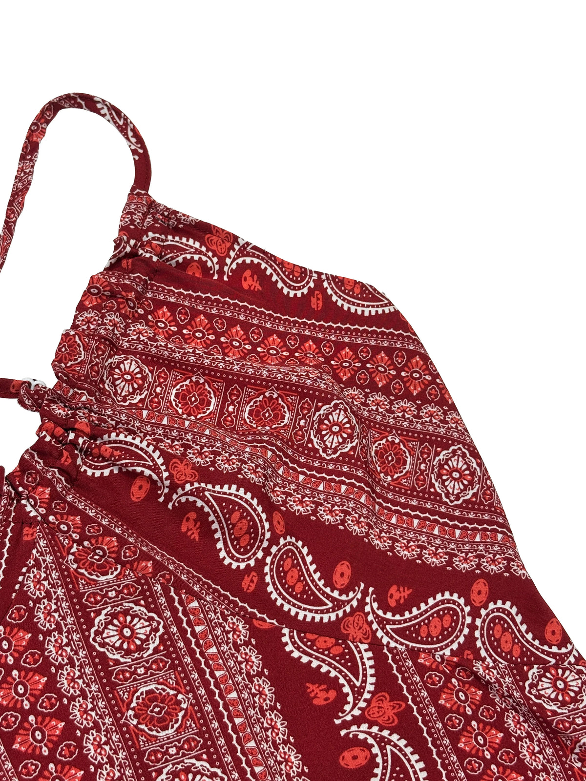 Damen Sommerkleid mit ethnischem Muster, rückenfrei, geteilter Oberschenkel, Damen-Sommerkleidung, Boho-Mode, Rüschenbesatz, langes Kleid für den Strand
