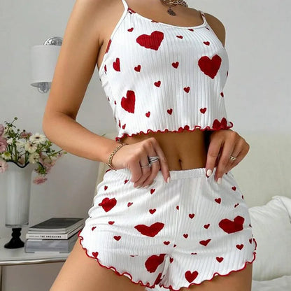 Pyjama-Set mit fließenden Ärmeln