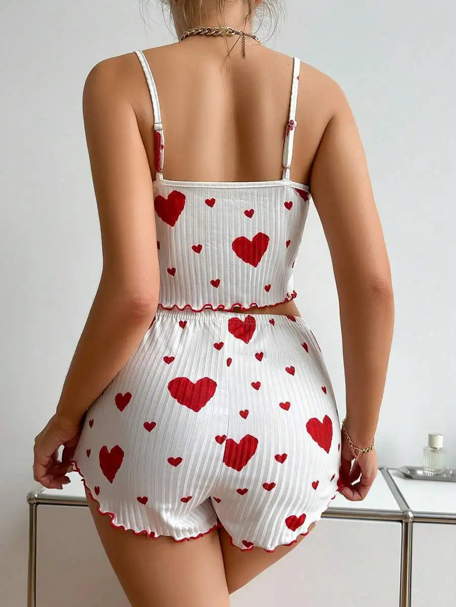 Pyjama-Set mit fließenden Ärmeln