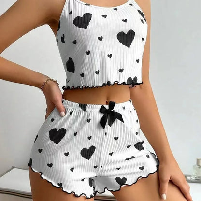 Pyjama-Set mit fließenden Ärmeln