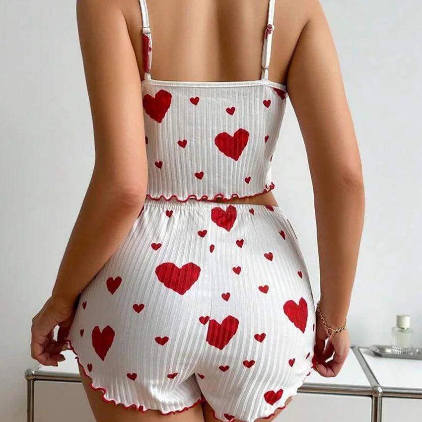 Pyjama-Set mit fließenden Ärmeln