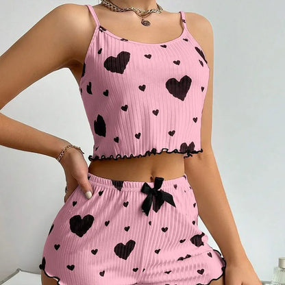 Pyjama-Set mit fließenden Ärmeln