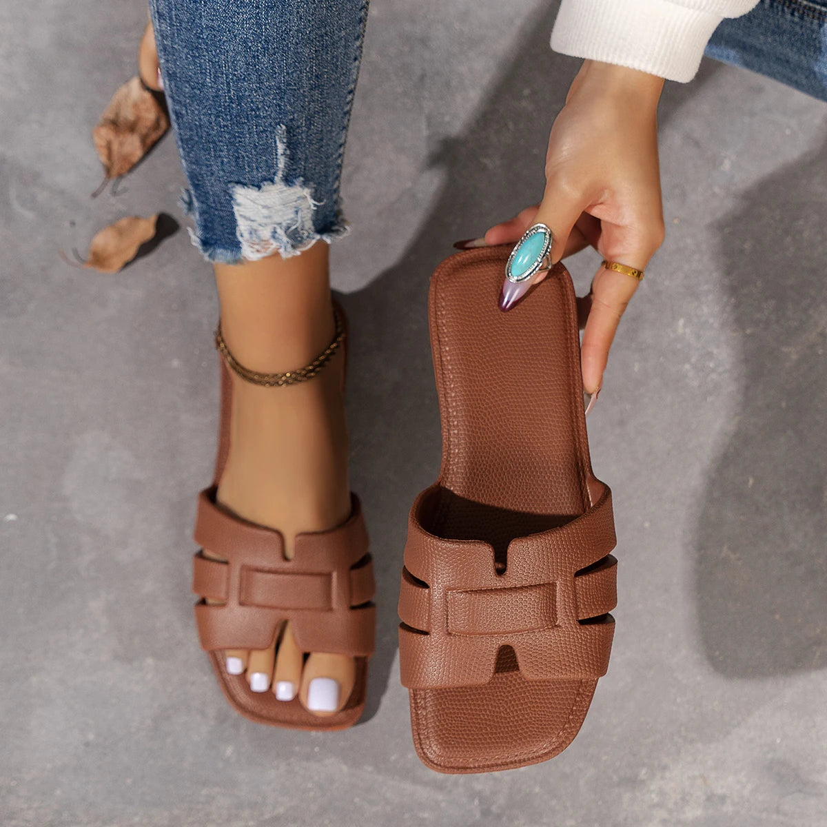 Damen-Flatsandalen