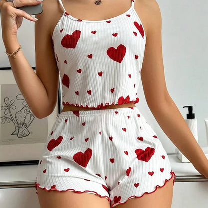 Pyjama-Set mit fließenden Ärmeln