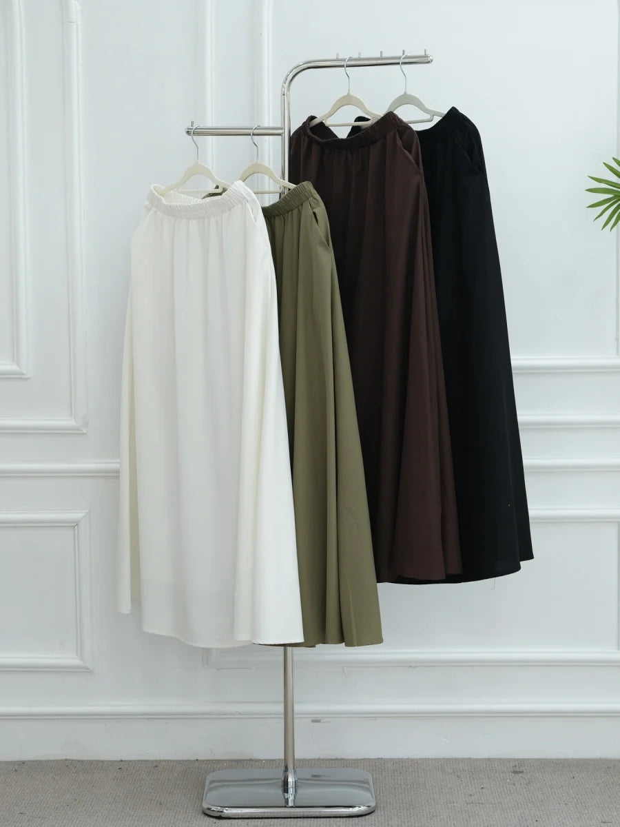 Muslimische Abayas aus dem Nahen Osten, Arabisch, Dubai, für Frauen, Oberteil mit Rock, zweiteiliger Anzug, dezenter Ramadan-Kaftan, Robe Femme, islamische Kleidung